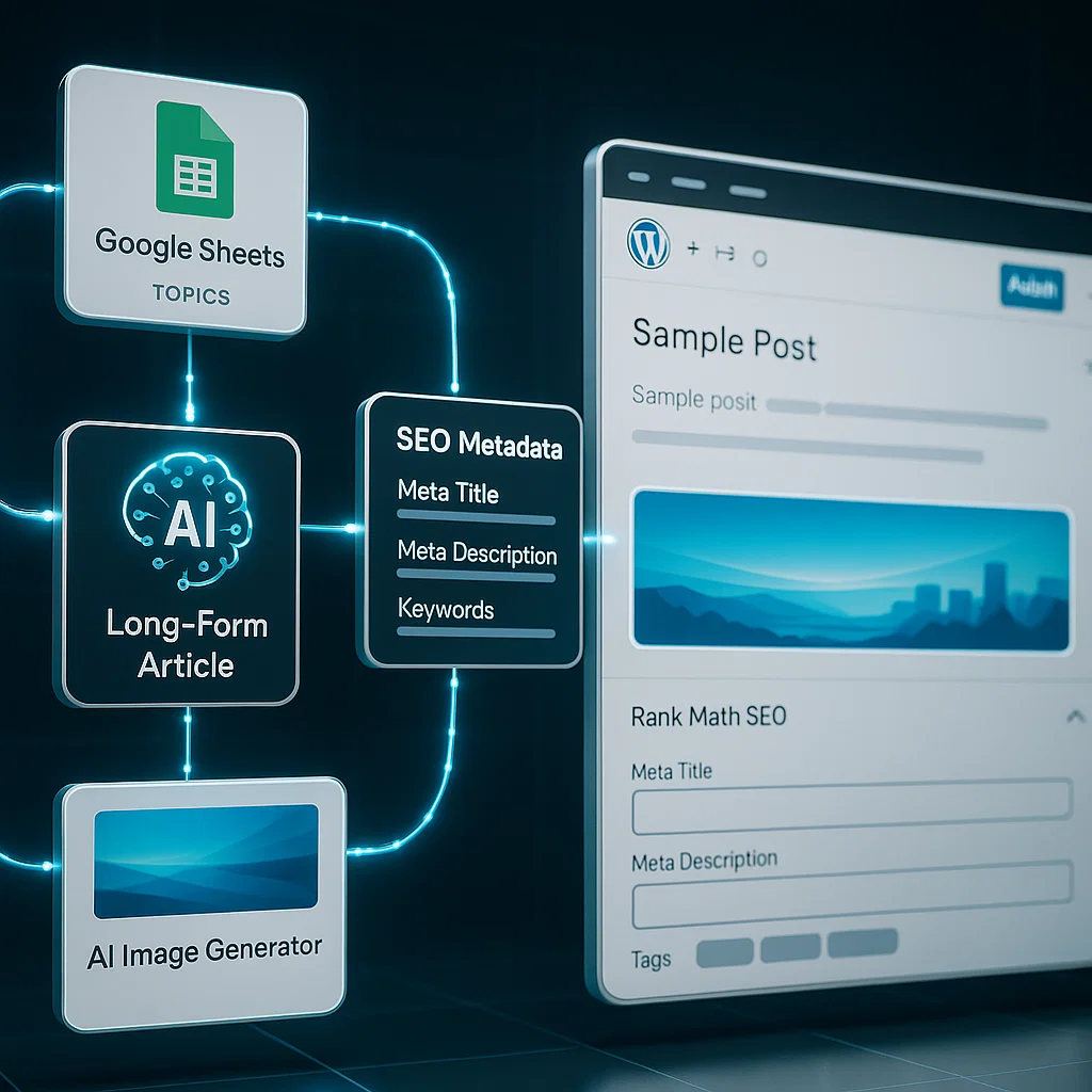اتوماسیون تولید محتوا وردپرس